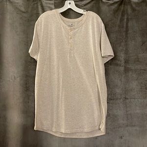 American Eagle Short Sleeve Henley